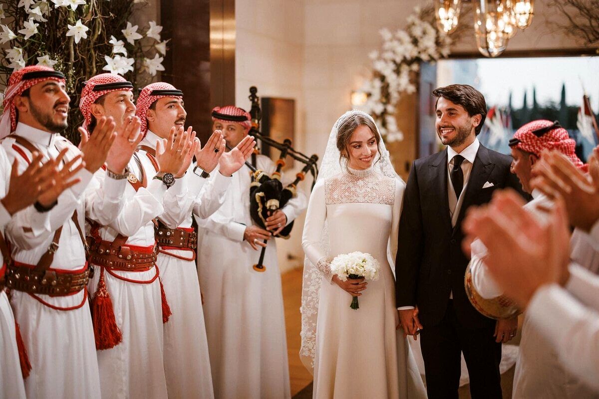 ویدیو | جشن عروسی ساده و خاص دختر پادشاه اردن + عکس و فیلم